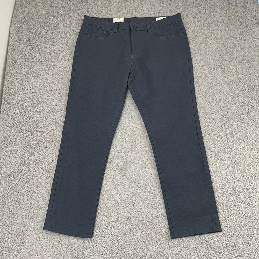 NWT English Laundry Straight Fit Pants Men 36x30 Gray 5 Pocket Flat Front